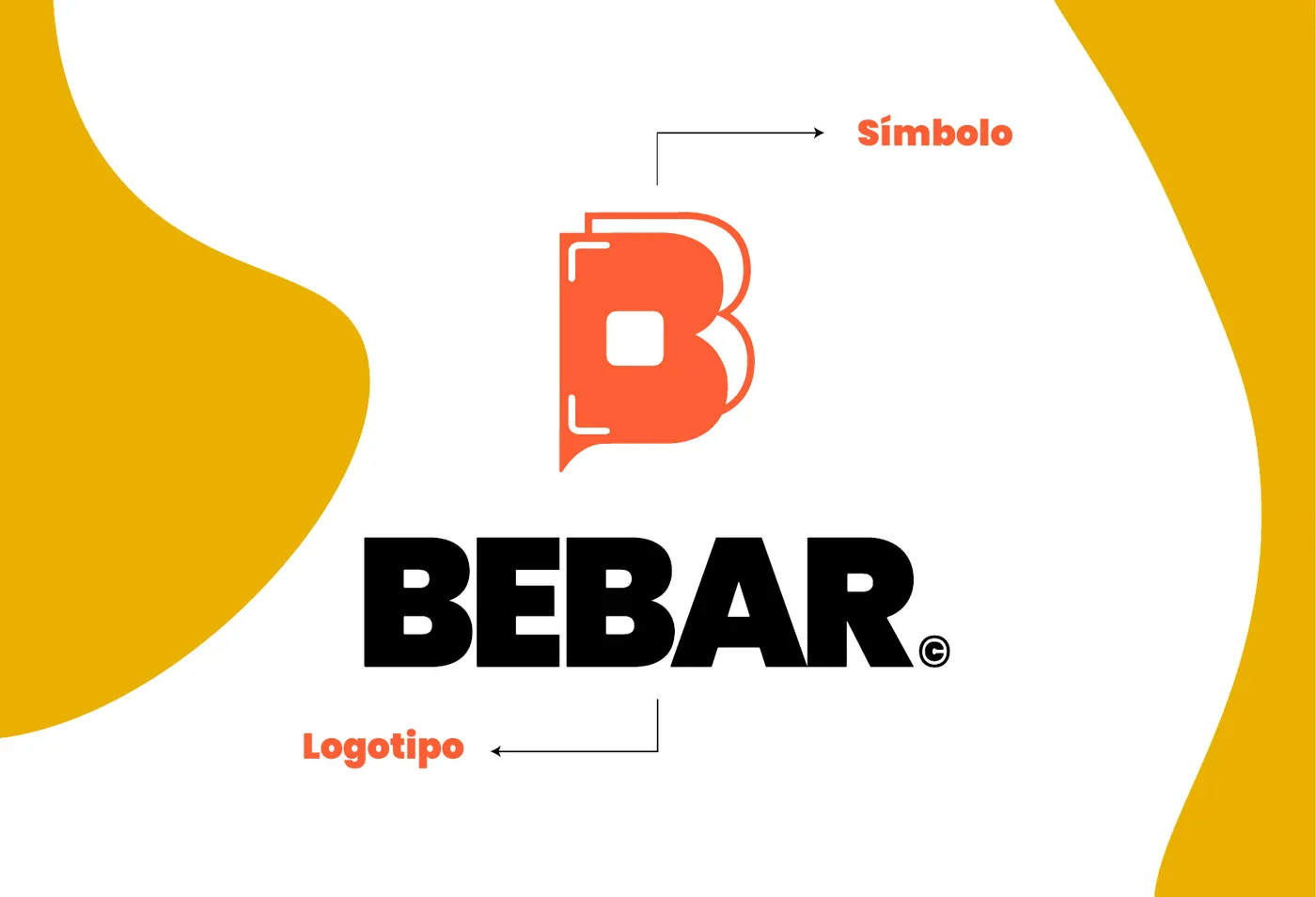 Símbolo y logotipo de Bebar