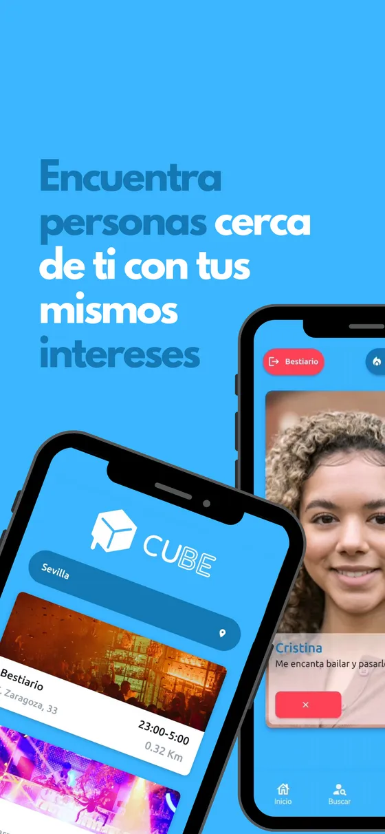Cube: personas cerca de ti con tus mismos intereses