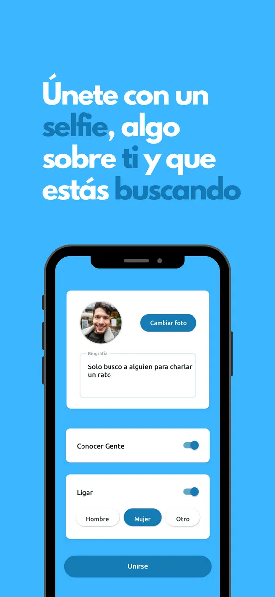 Cube: únete con un selfie y cuenta qué buscas