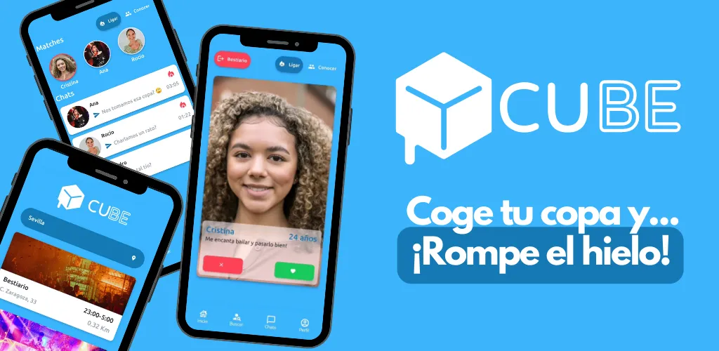 Banner de Cube: Coge tu copa y rompe el hielo
